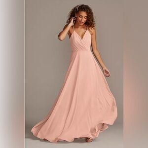 David's Bridal Petal Pink Size 0 Formal Dress